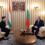 Каталин Новак и Румен Радев.