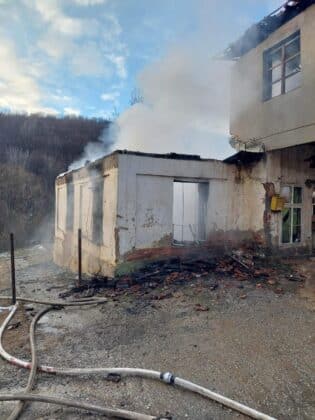 Пожар в Белиш