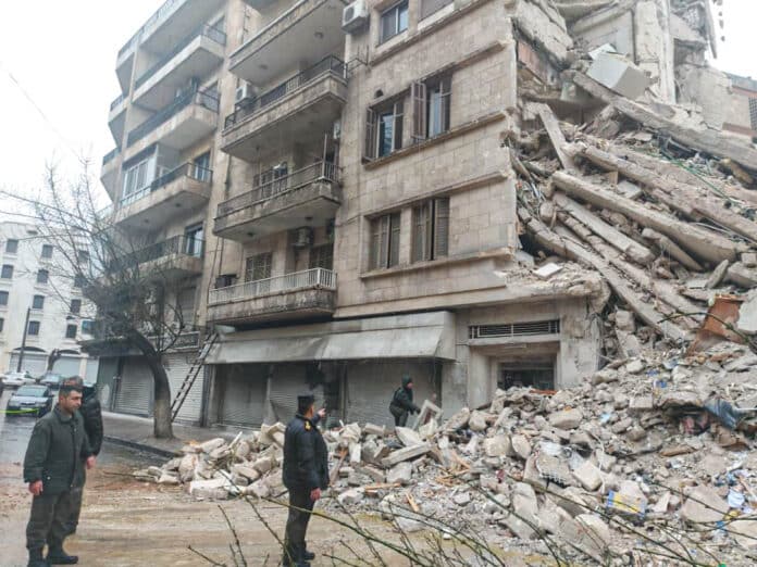 Разрушения в Сирия