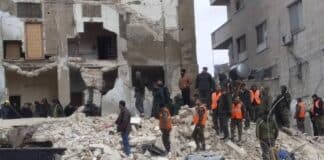 Разрушения в Сирия