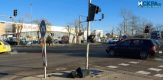 Счупен светофар