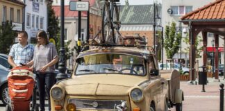 Ретро автомобил, трабант