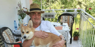 Адвокат Стефан Левашки и кучето му Ринго