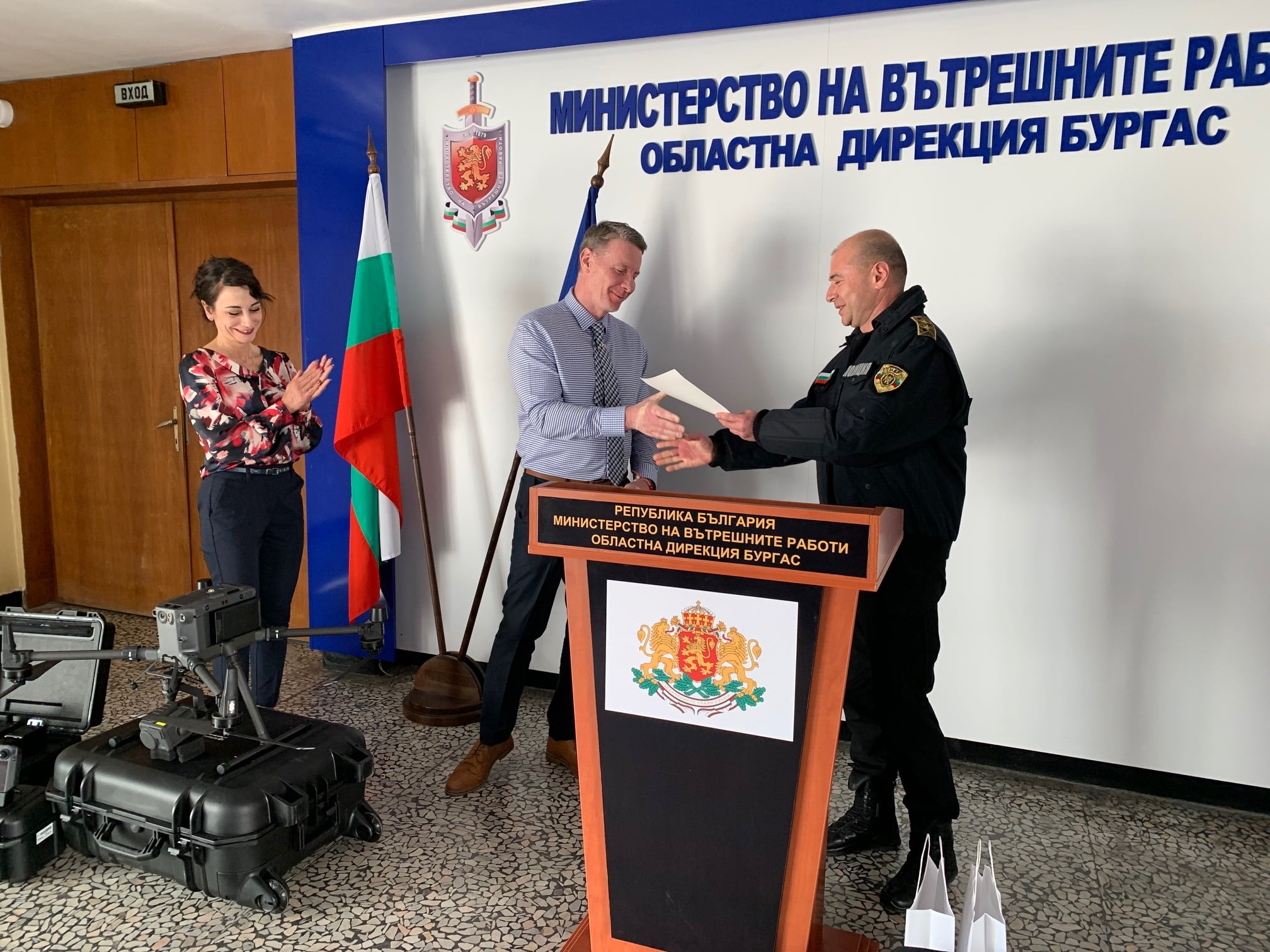 ОДМВР Бургас се сдоби с втори дрон който ще помага в
