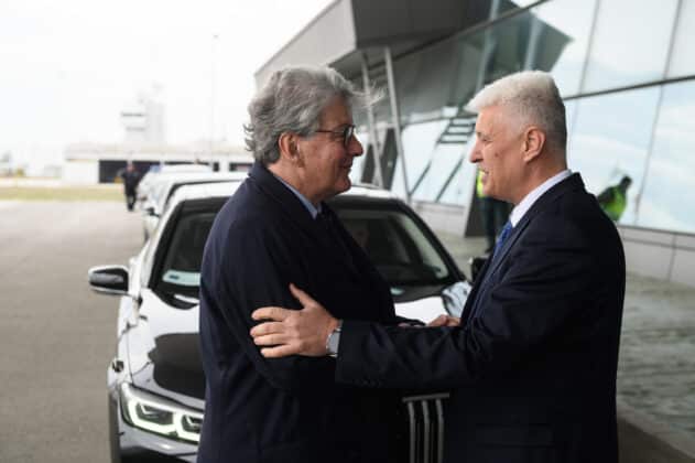 Тиери Бретон и Димитър Стоянов