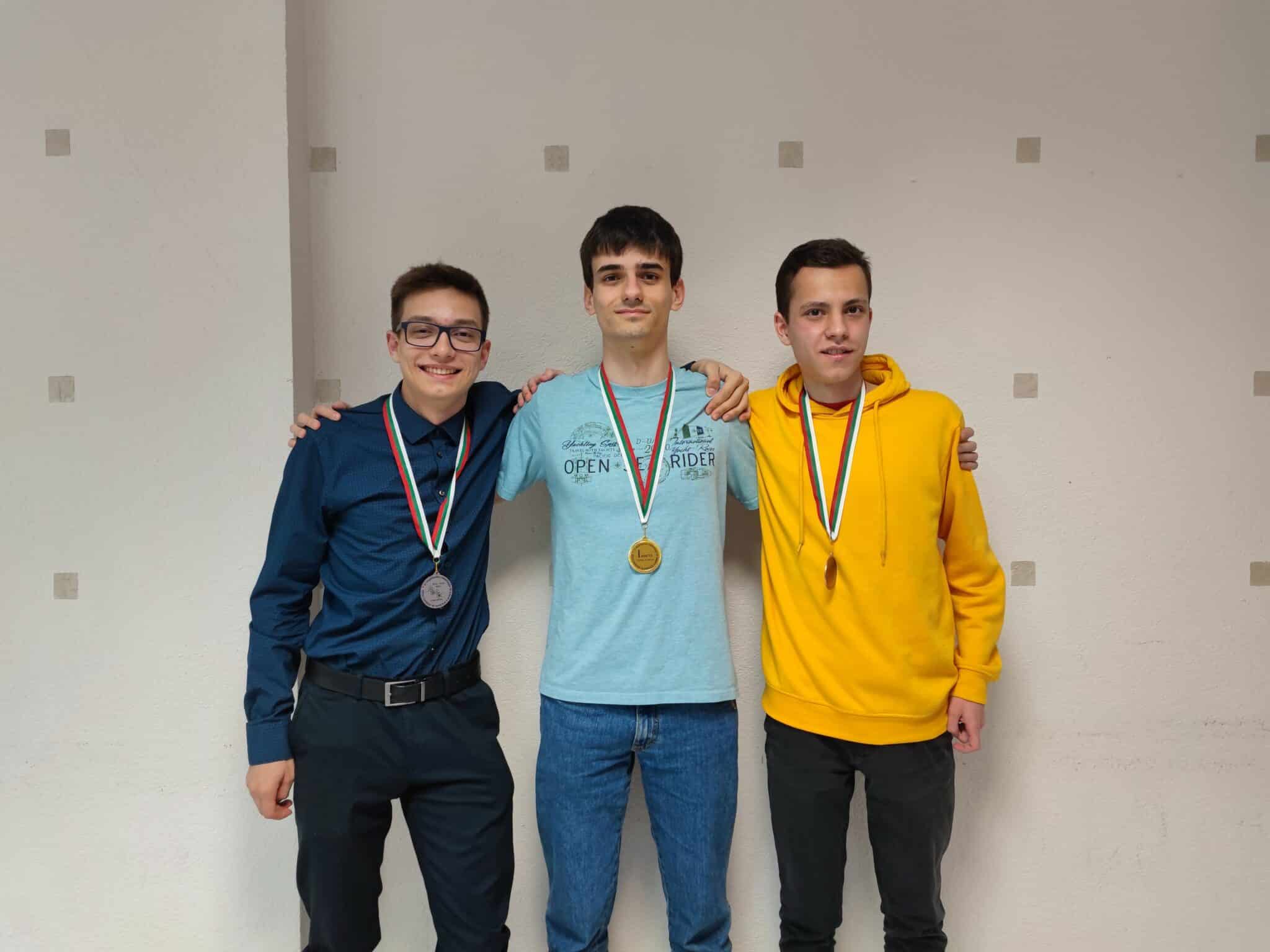 За първи път сред лауреатите на Националната олимпиада по химия