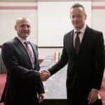 Росен Христов и Петер Сиярто