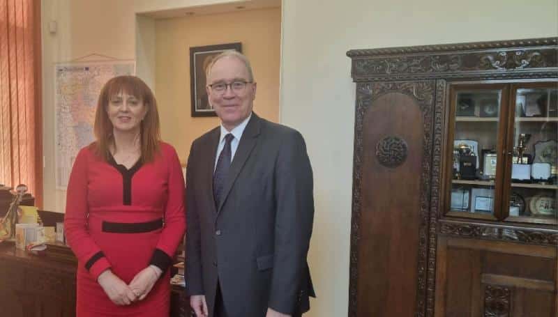 Областният управител проф Мария Нейкова прие днес посланика на Швейцария