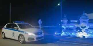 Полицейска кола в Гърция