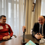 Алберт Попов и министър Илин Димитров