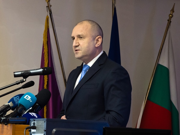 President Rumen Radev made his first comment to journalists on