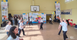  С волейбол на учебно заведение 