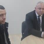 Старши комисар Лазар Христов и министър Иван Демерджиев