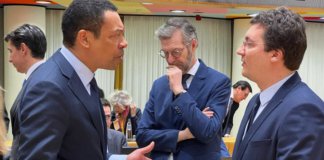 Крум Зарков и министърът на правосъдието на Нидерландия Франк Веервинд