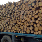 Камион с дърва