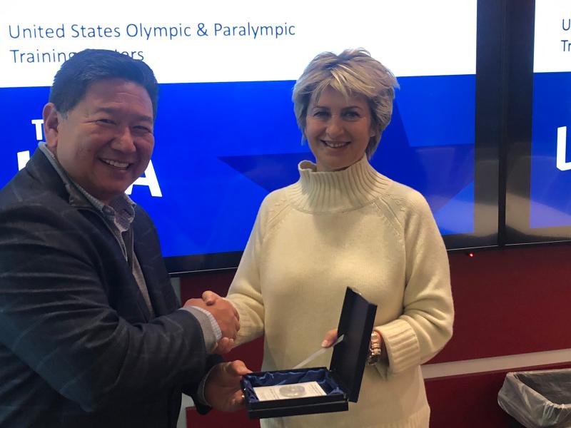 Министърът на младежта и спорта Весела Лечева посети олимпийската база