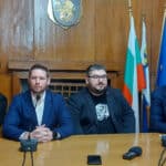 Д-р Павел Минев, д-р Стамен Пишев, д-р Диян Господинов и Димитър Николов