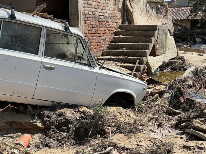 Поражения, нанесени от наводнението