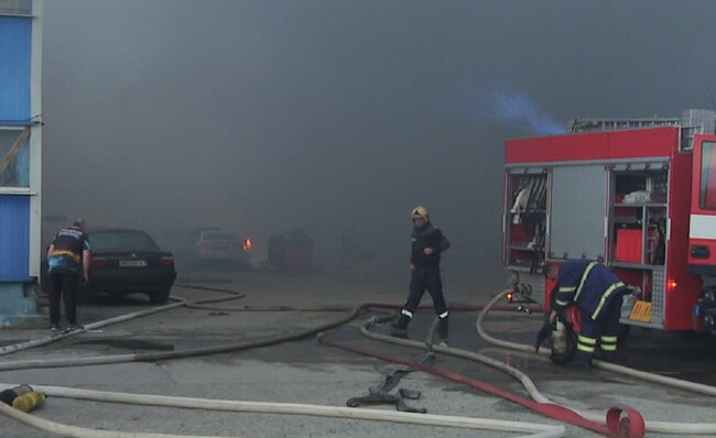 Пожар в Бургас