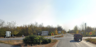 Кръстовището на село Горна Студена