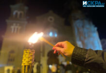 Посрещане на Възкресение Христово в Бургас