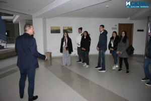 ректорът на БСУ проф. д-р Милен Балтов посрещна бъдещите си колеги