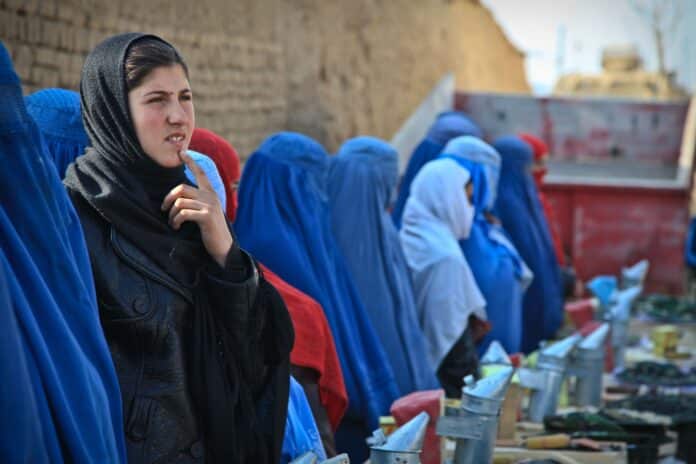 Жени в Афганистан.