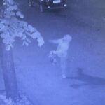 Кадър от охранителната камера пред централната