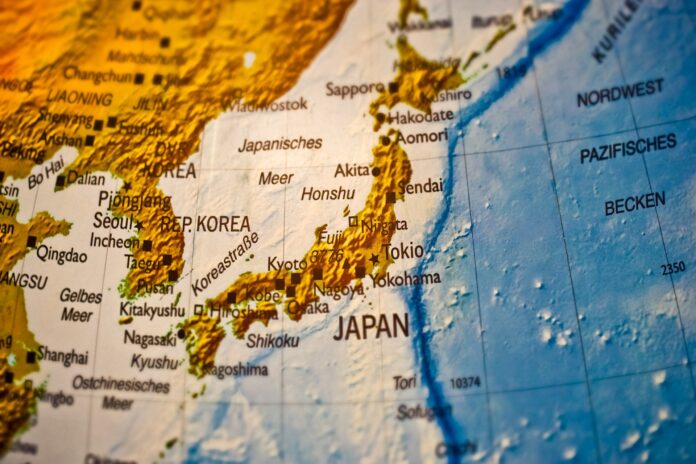 Карта - Япония.