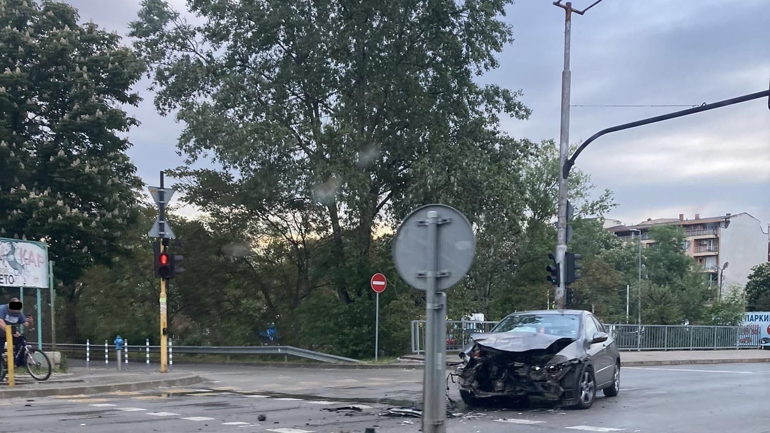 Катастрофа е възникнала в София днес. Това съобщиха шофьори във