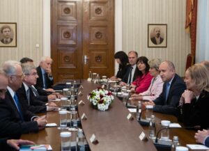 Румен Радев и Томас Бах