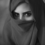 Жена с хиджаб.