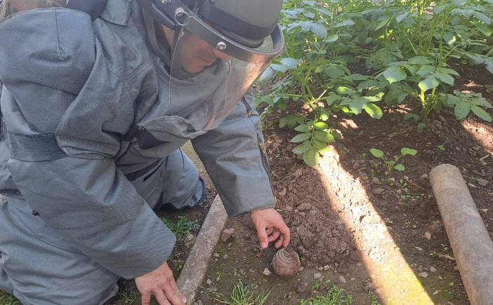 Ръчна граната тип Одринка бе унищожена днес от специализиран екип