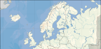 Карта - Сърбия и Косово.