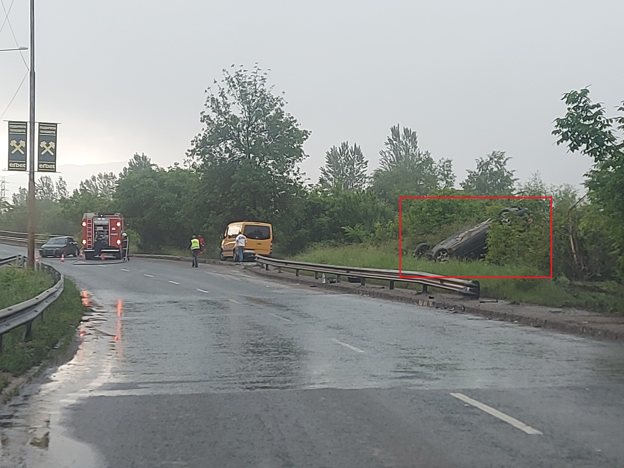 46 годишен мъж е пострадал при катастрофа съобщиха от ОДМВР Перник Инцидентът е