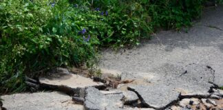 Разрушения след наводнение