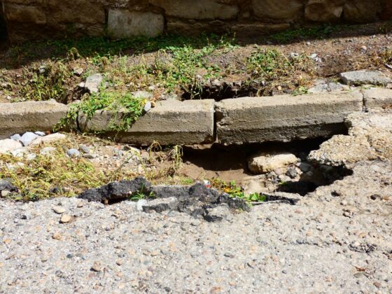 Разрушения след наводнение