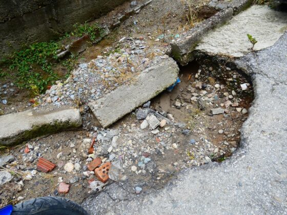 Разрушения след наводнение