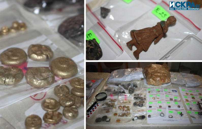 Артефакти. Снимка: Искра.бг
Археологическият музей в Бургас получи 897 старинни монети