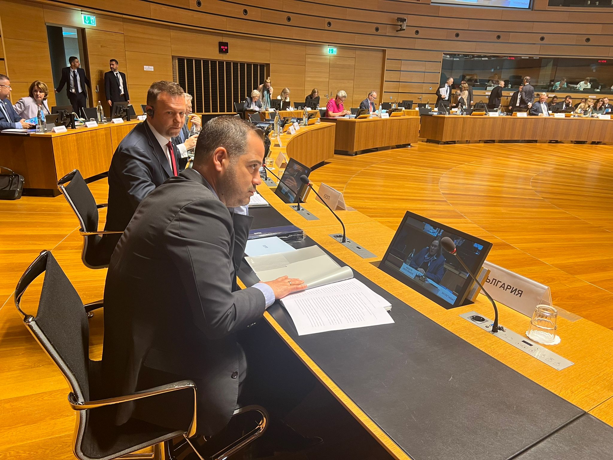 Министърът на вътрешните работи Калин Стоянов е с първо участие