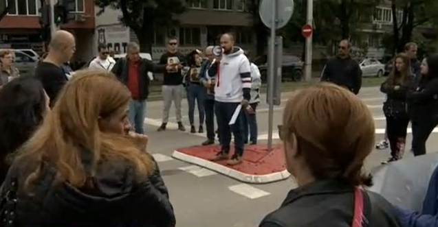 Днес се проведе пореден протест на булевард Сливница в София