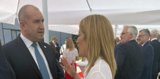 Румен Радев и Роберта Мецола