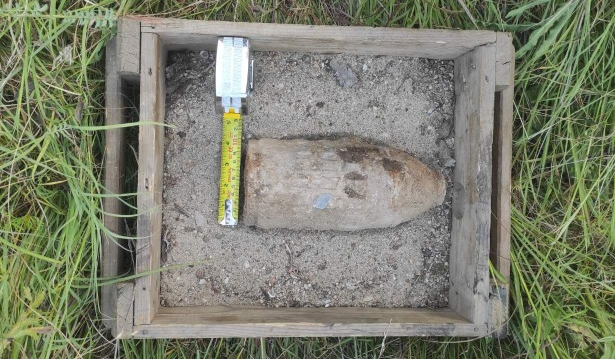 Силно корозирал 100 мм снаряд е бил открит в Плевен