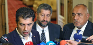 Кирил Петков, Христо Иванов и Бойко Борисов