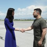 Мария Габриел и Володимир Зеленски