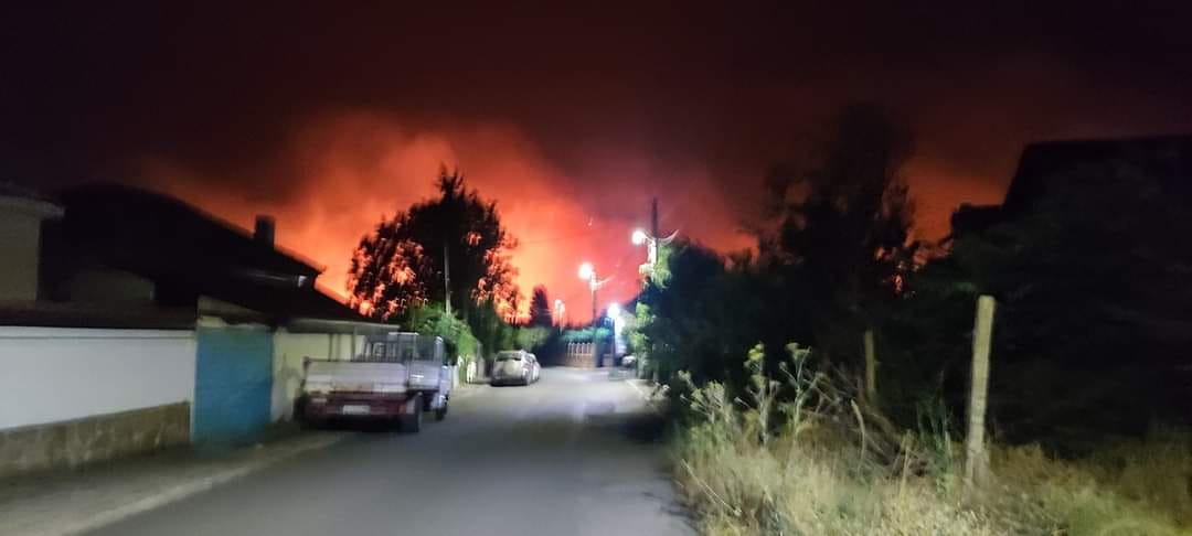 Овладяно е положението с пожарите на територията на Бургаска област,