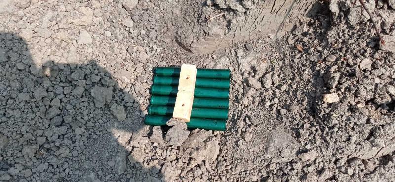 Военнослужещи от Военноморските сили ВМС унищожиха днес невзривени боеприпаси открити