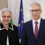 Седа Кузуджу и акад. Ниолай Денков