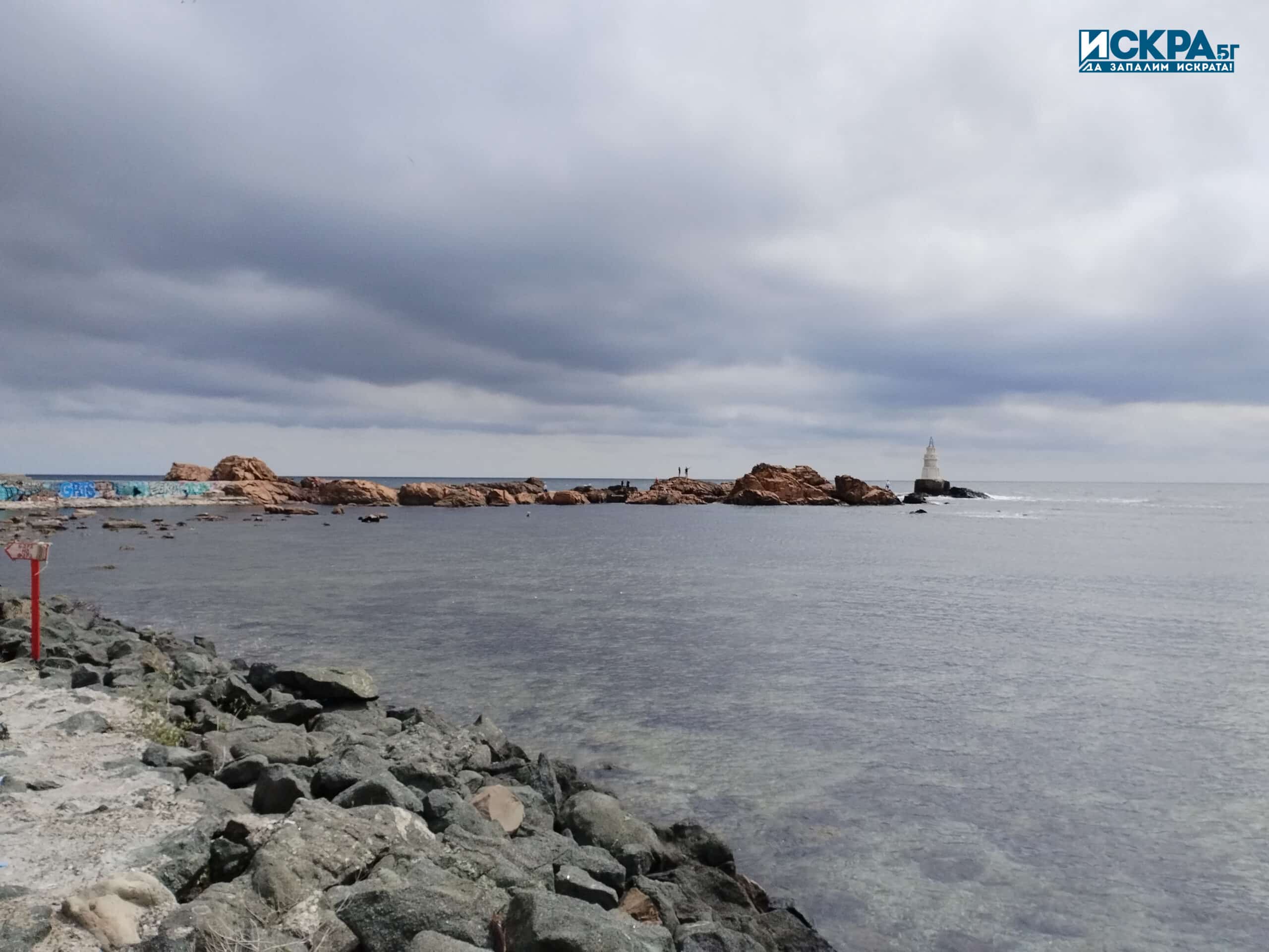 През юли 2025 г морската вода по Южното Черноморие в