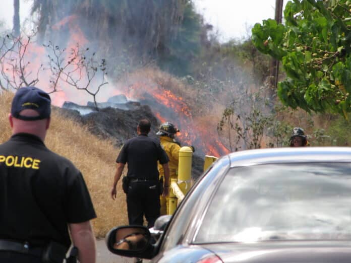 Горски пожари на Хавайските острови.